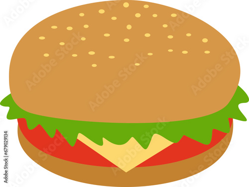 Hamburger illustration