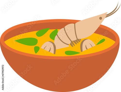 Tom yum illustration