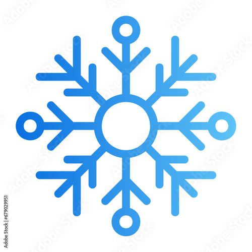 snowflake gradient icon