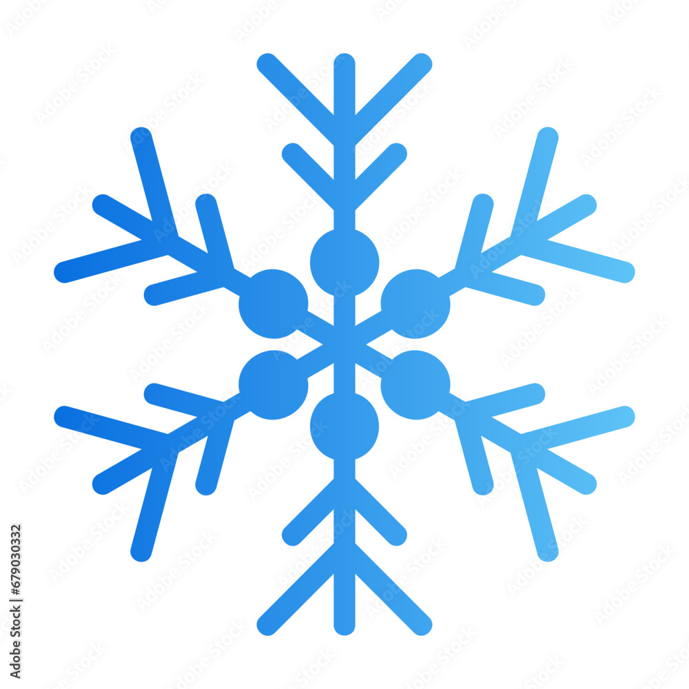 snowflake gradient icon snowflake gradient icon
