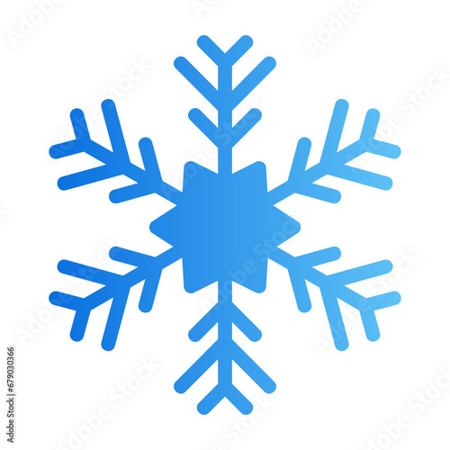 snowflake gradient icon