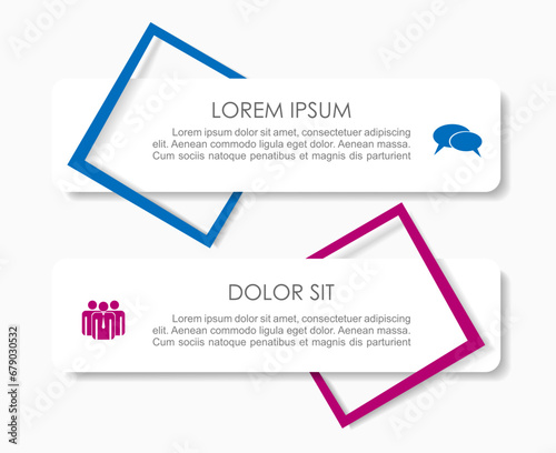 Infographic design template with place for your data. Vector illustration.