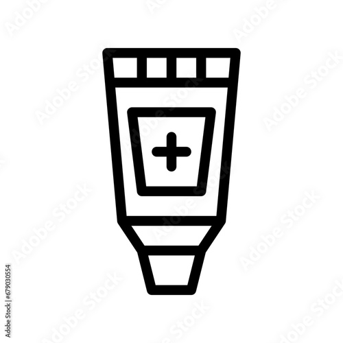 pomade line icon