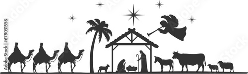 Nativity Scene - Nativity Illustration