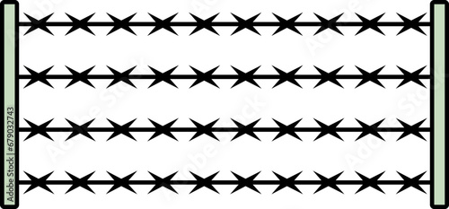 Barb wire icon