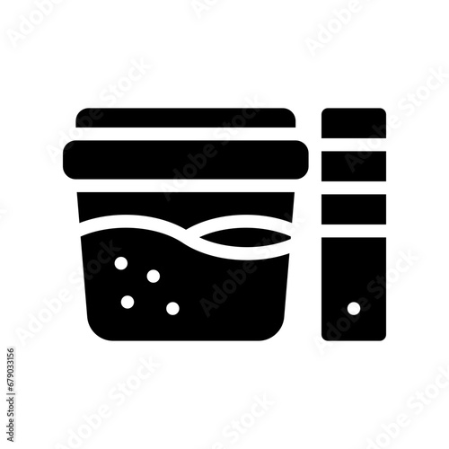 urine test glyph icon