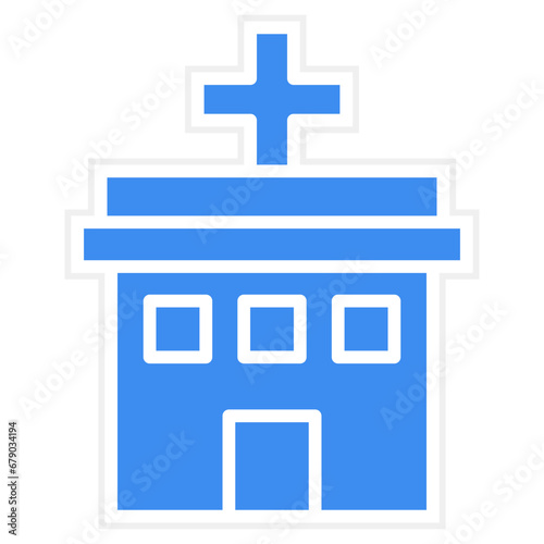 Healthcare Center Icon Style