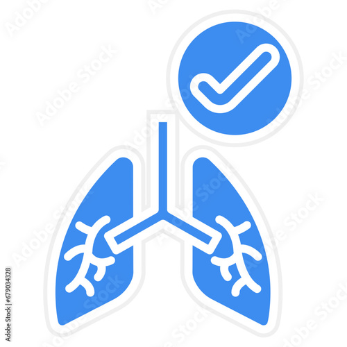 Respiratory Care Icon Style