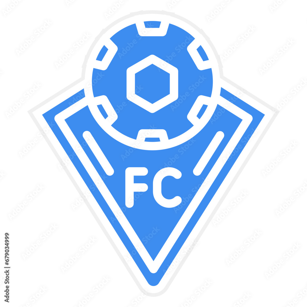 Football Club Icon Style