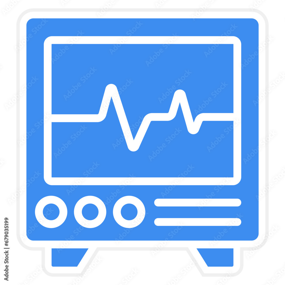 Heart Monitoring Icon Style