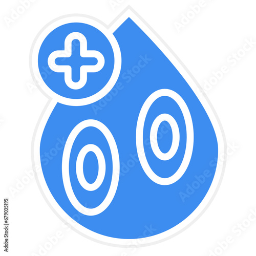 Hematology Icon Style