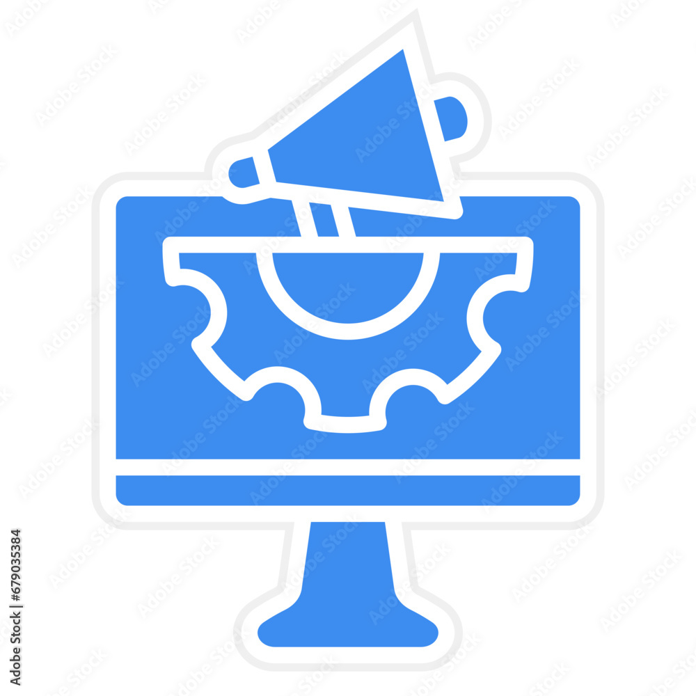 Obraz premium Campaign Optimization Icon Style