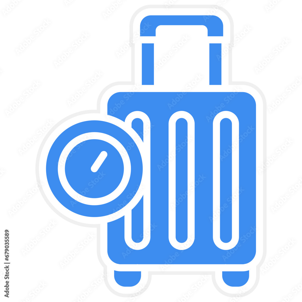 Baggage Area Icon Style Baggage Area Icon Style