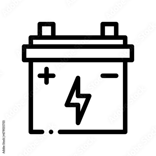 battery line icon