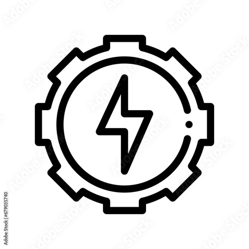 energy line icon