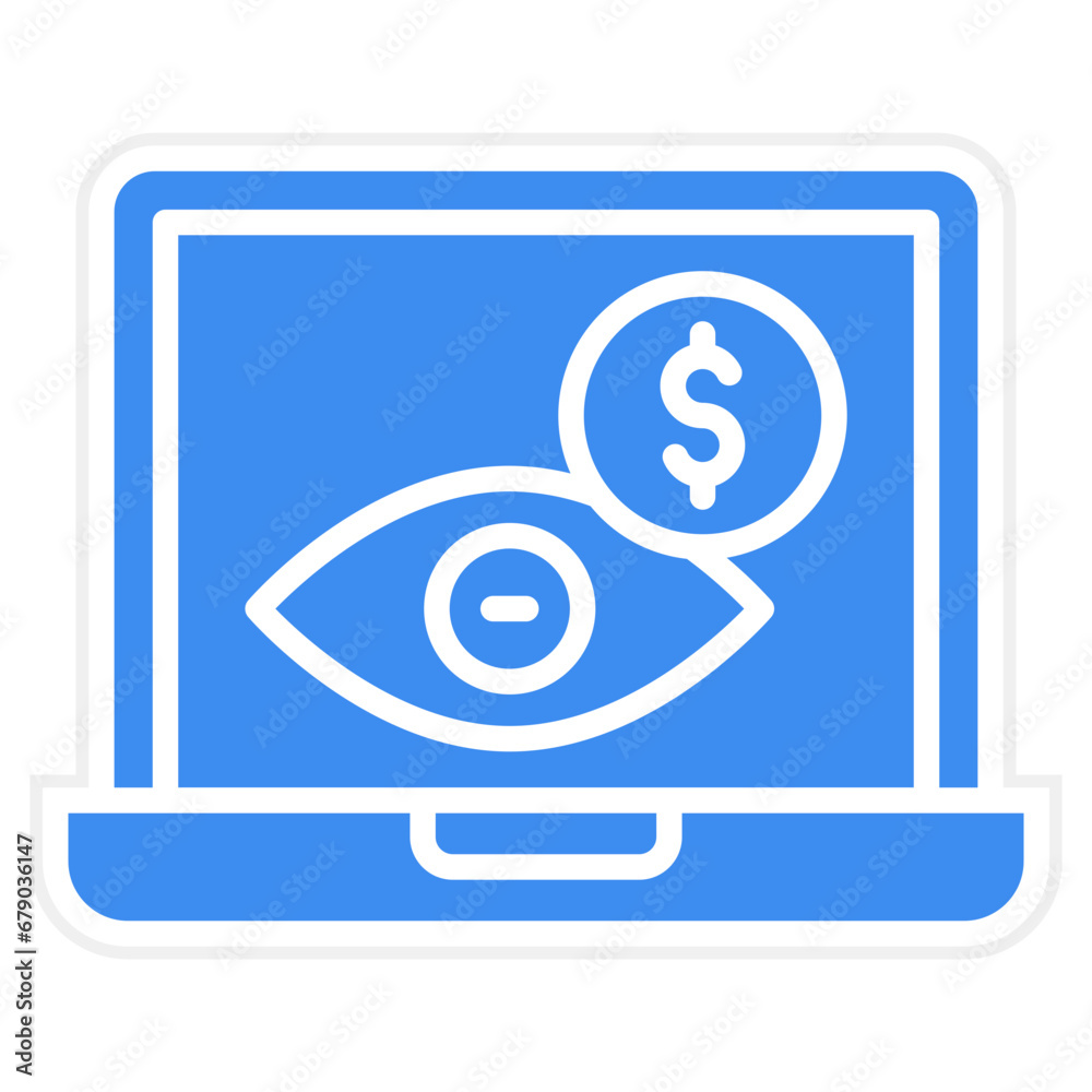 Cost Per Mille Icon Style Cost Per Mille Icon Style