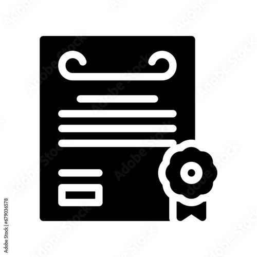 agreement glyph icon