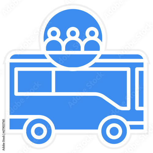 Group Excursion Icon Style