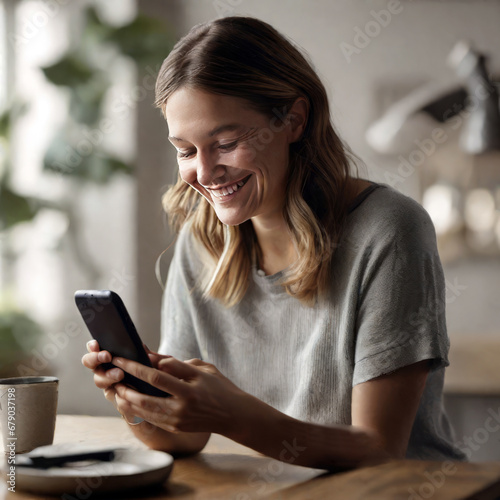 woman using phone 