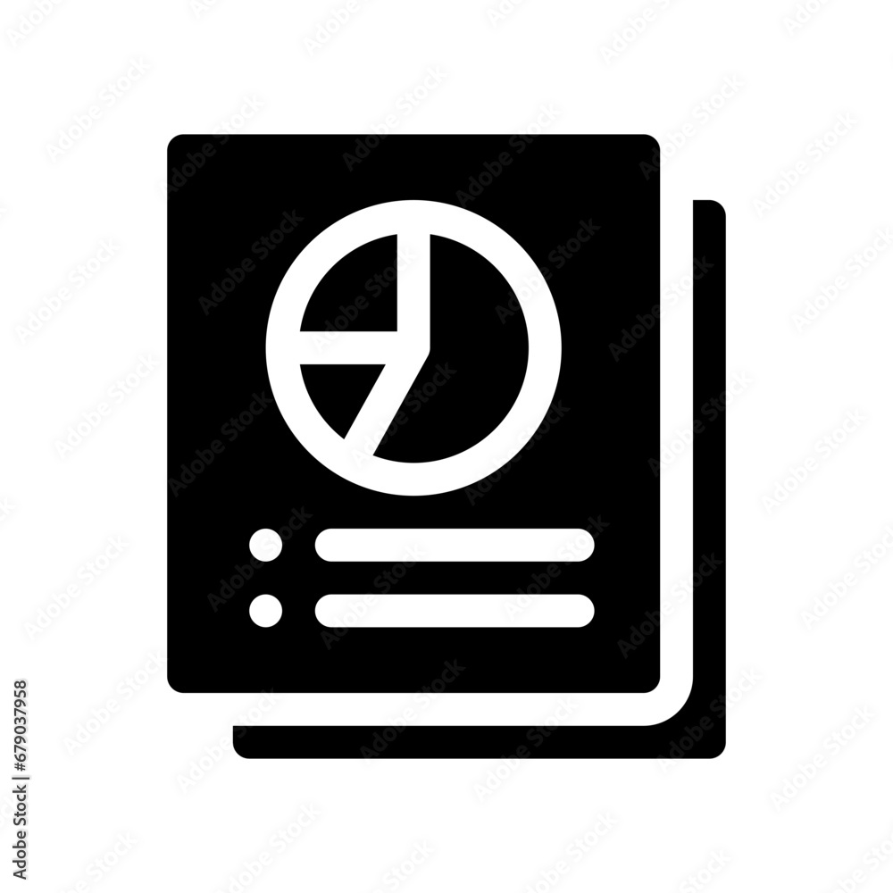 data report glyph icon data report glyph icon