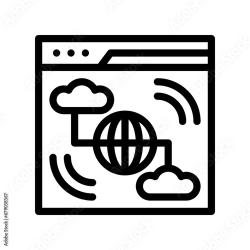 intranet line icon