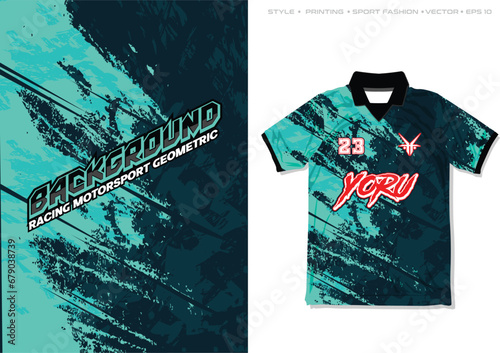 grunge brush sporty sublimation jersey design vector abstract background bright car decal wrap