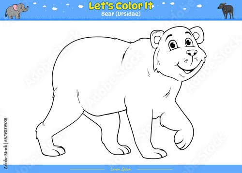 Lets color it Bear.