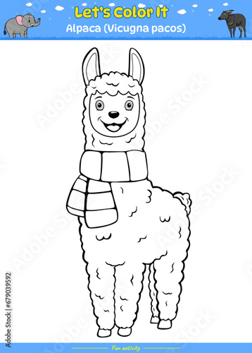 Lets color it Alpaca