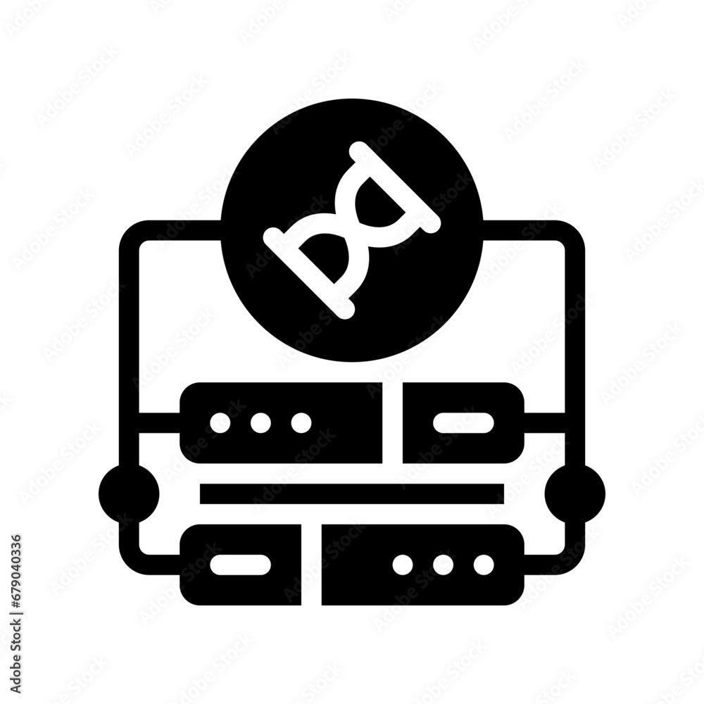 processing glyph icon processing glyph icon