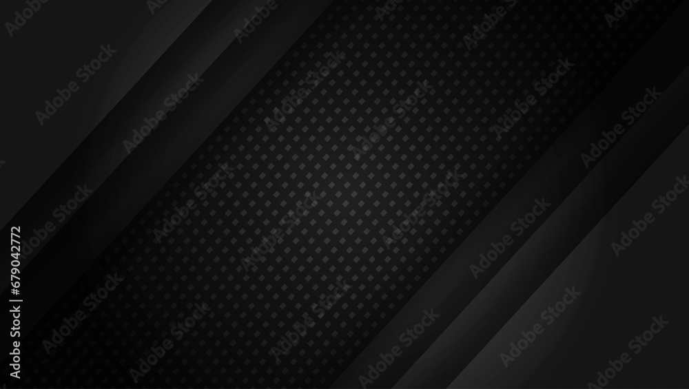Obraz premium Simple 3D black and white gradient textured striped background