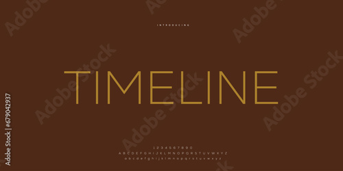 Elegant Font Uppercase Lowercase and Number. Classic Lettering Minimal Fashion Designs. Typography modern Sen Serif fonts regular decorative vintage concept. vector illustration