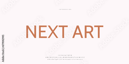 Elegant Font Uppercase Lowercase and Number. Classic Lettering Minimal Fashion Designs. Typography modern Sen Serif fonts regular decorative vintage concept. vector illustration