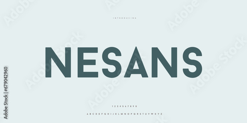 Elegant Font Uppercase Lowercase and Number. Classic Lettering Minimal Fashion Designs. Typography modern Sen Serif fonts regular decorative vintage concept. vector illustration