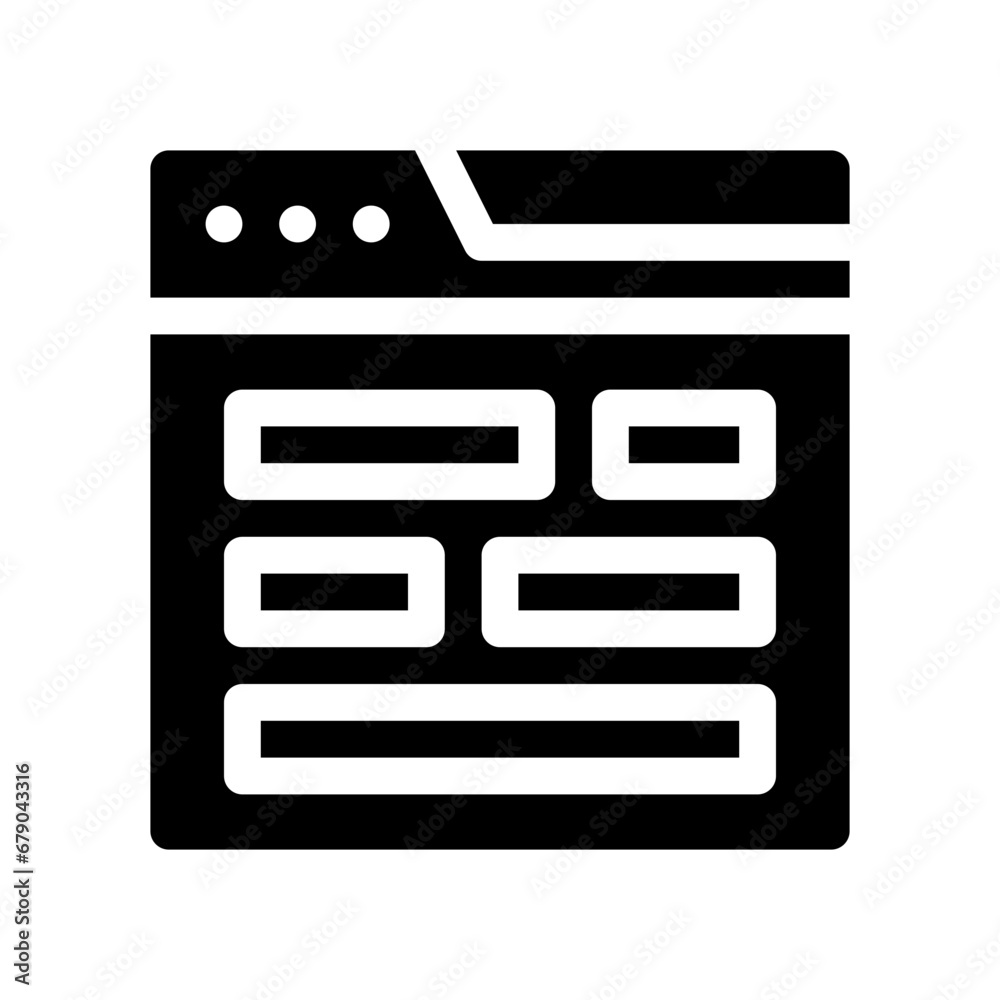 template glyph icon template glyph icon