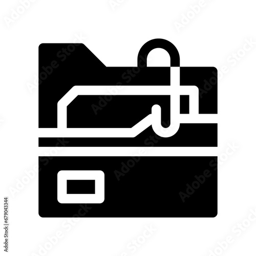 attached file glyph icon