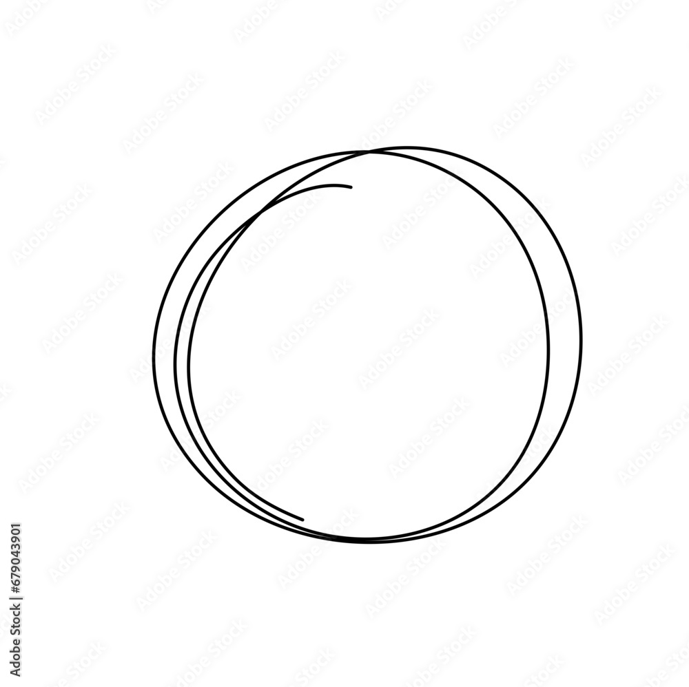 hand drawn scribble circles. Vector element hand drawn scribble circles. Vector element