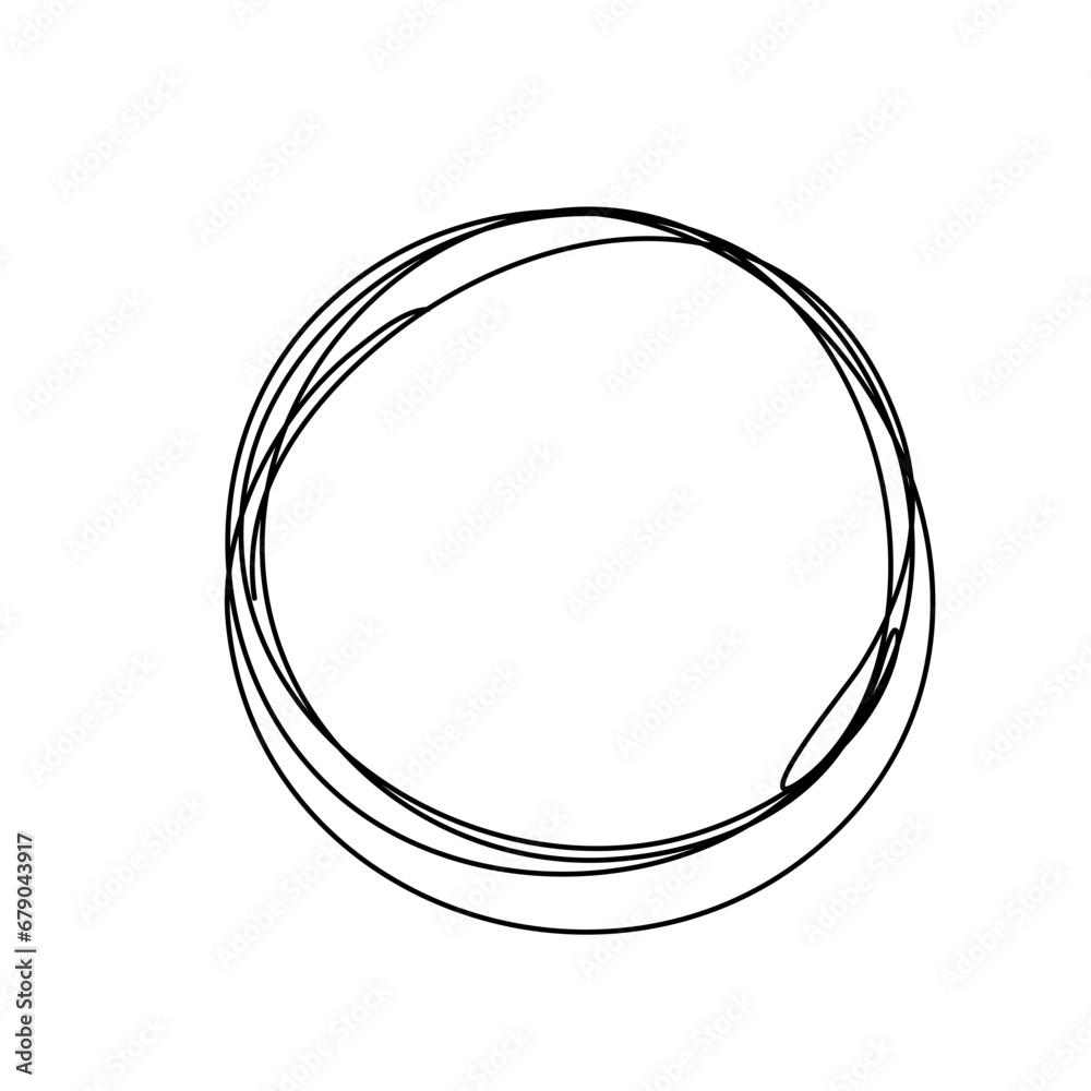 hand drawn scribble circles. Vector element hand drawn scribble circles. Vector element