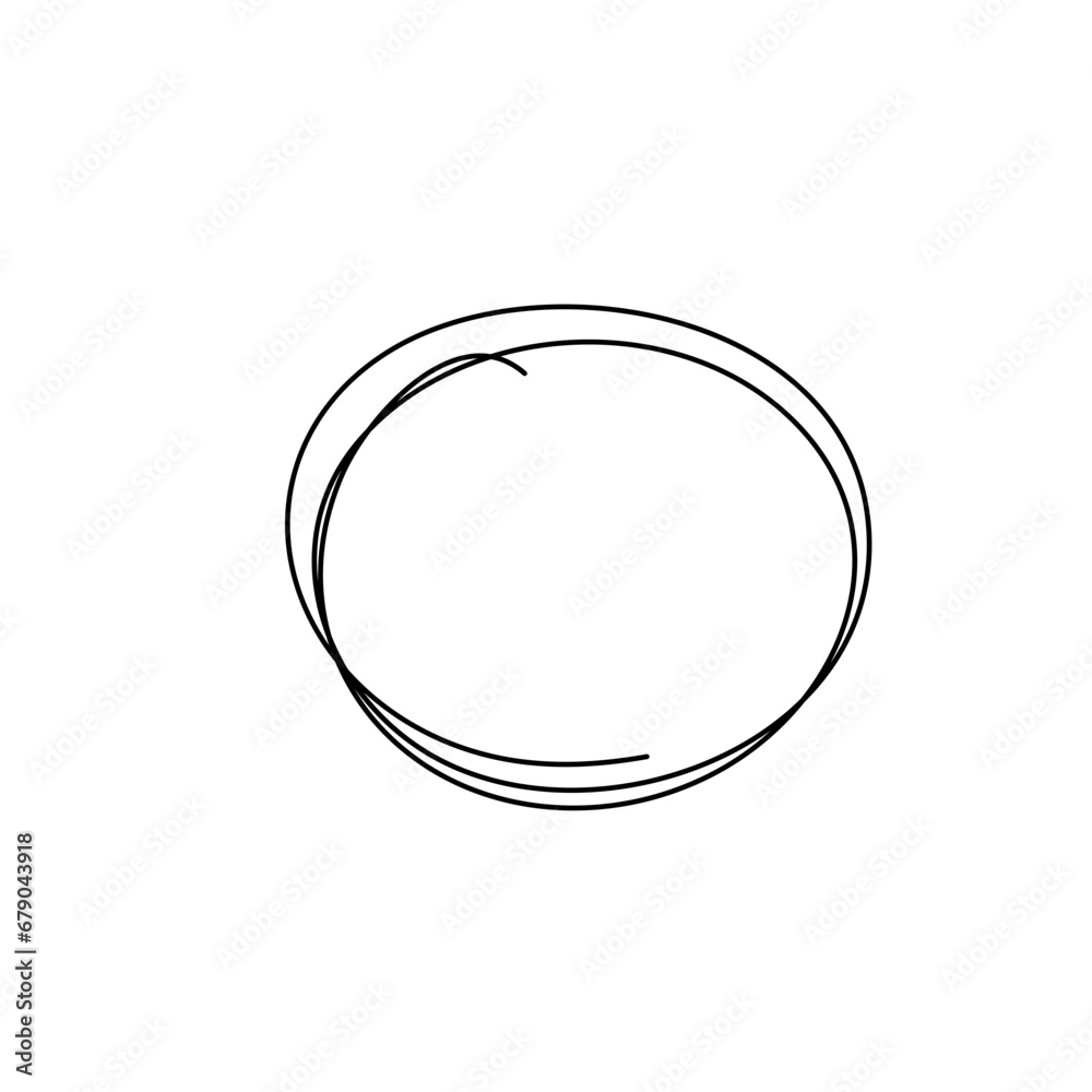 hand drawn scribble circles. Vector element hand drawn scribble circles. Vector element
