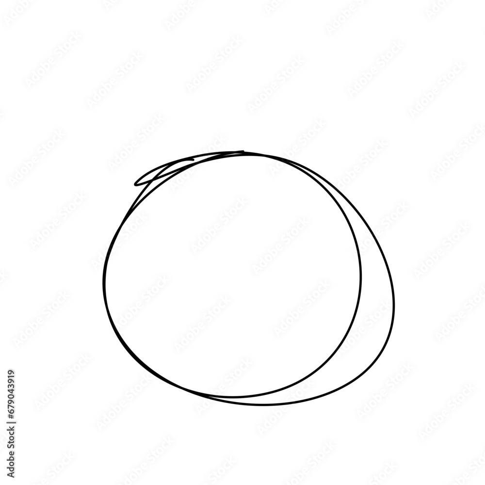 hand drawn scribble circles. Vector element hand drawn scribble circles. Vector element