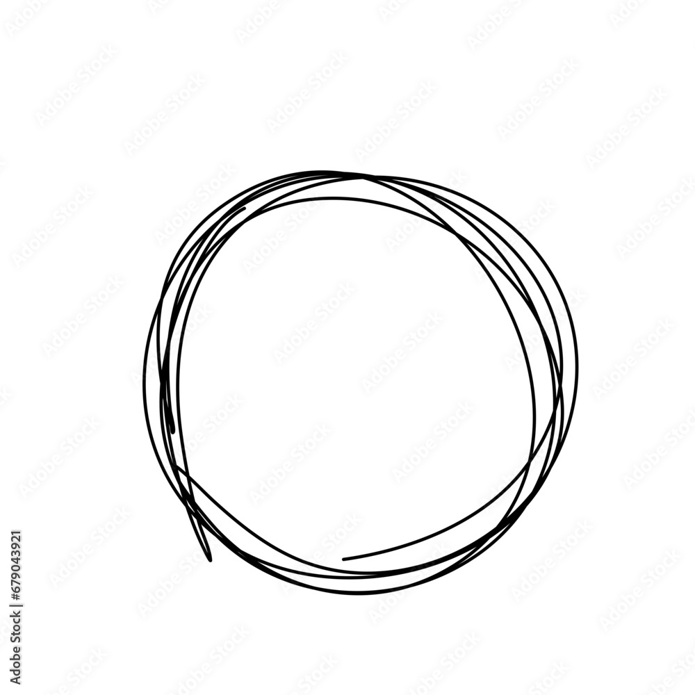 hand drawn scribble circles. Vector element hand drawn scribble circles. Vector element