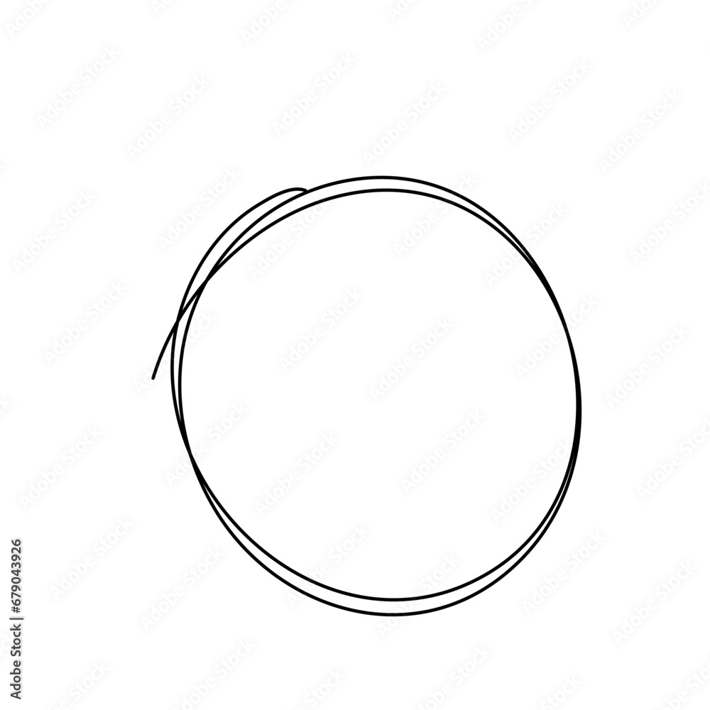 hand drawn scribble circles. Vector element hand drawn scribble circles. Vector element