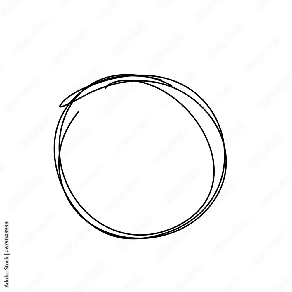 hand drawn scribble circles. Vector element hand drawn scribble circles. Vector element