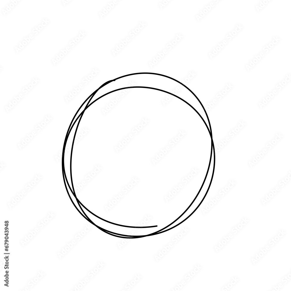 hand drawn scribble circles. Vector element hand drawn scribble circles. Vector element