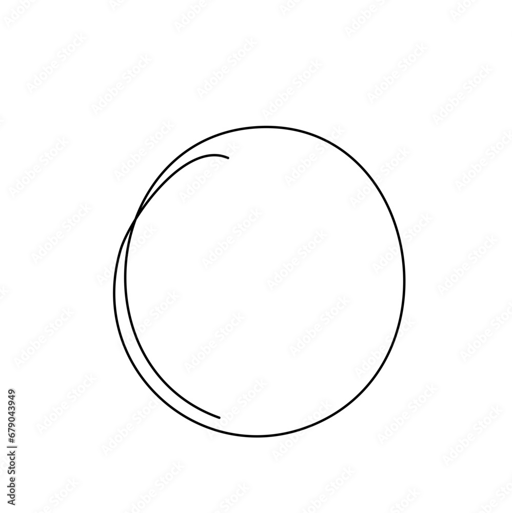 hand drawn scribble circles. Vector element hand drawn scribble circles. Vector element