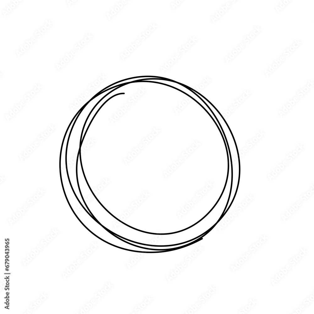 hand drawn scribble circles. Vector element hand drawn scribble circles. Vector element