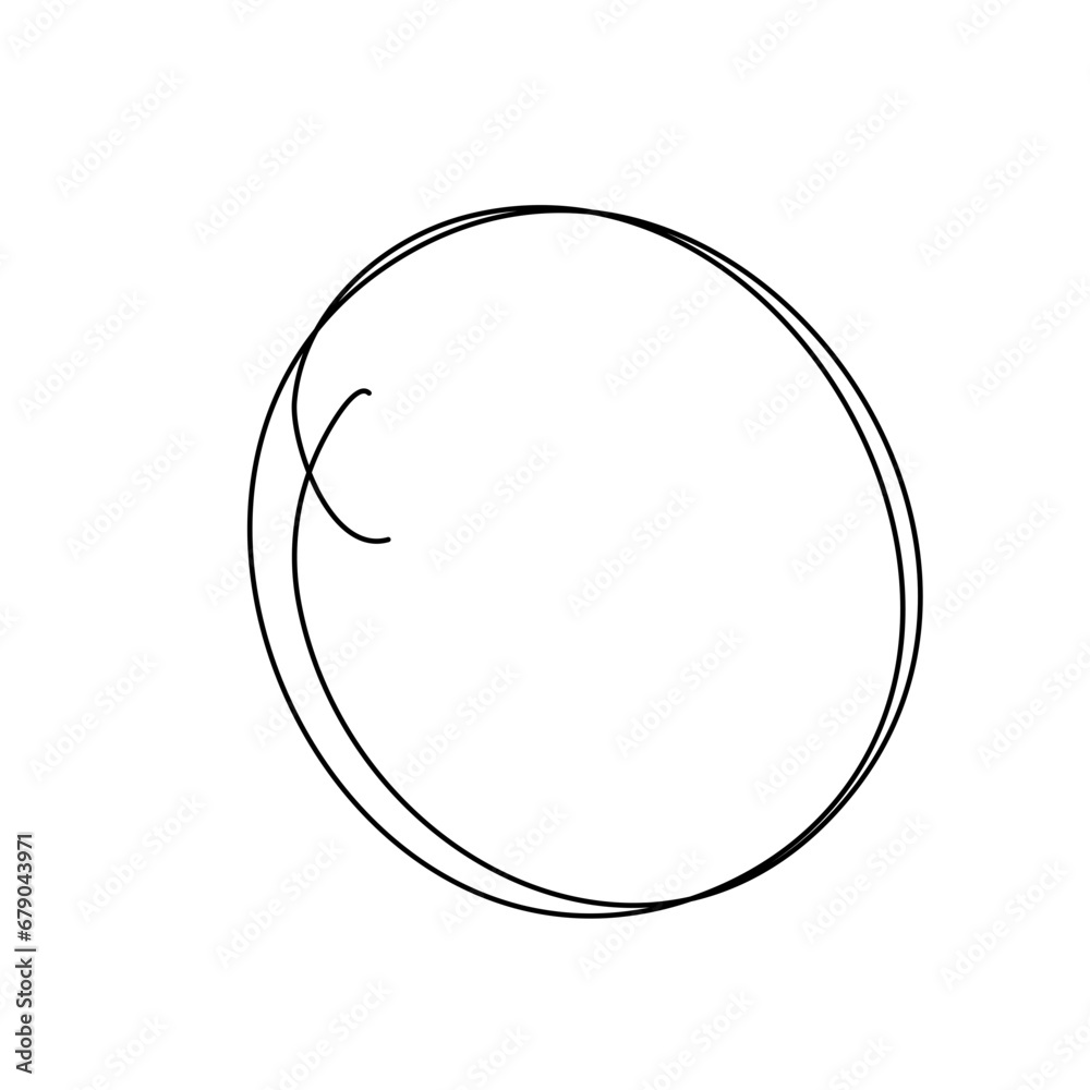 hand drawn scribble circles. Vector element hand drawn scribble circles. Vector element