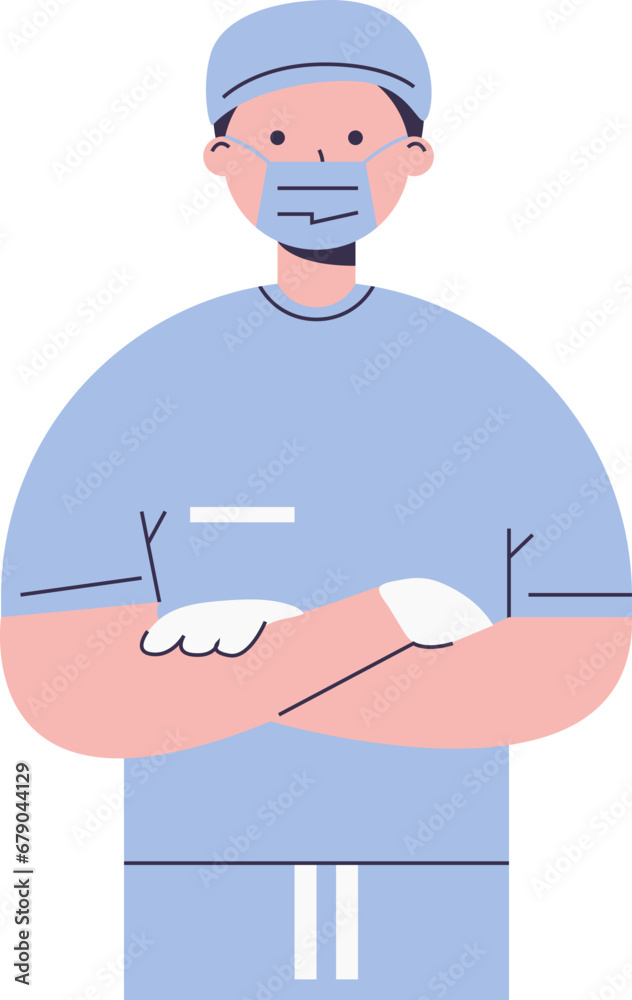 Man Doctor Illustration