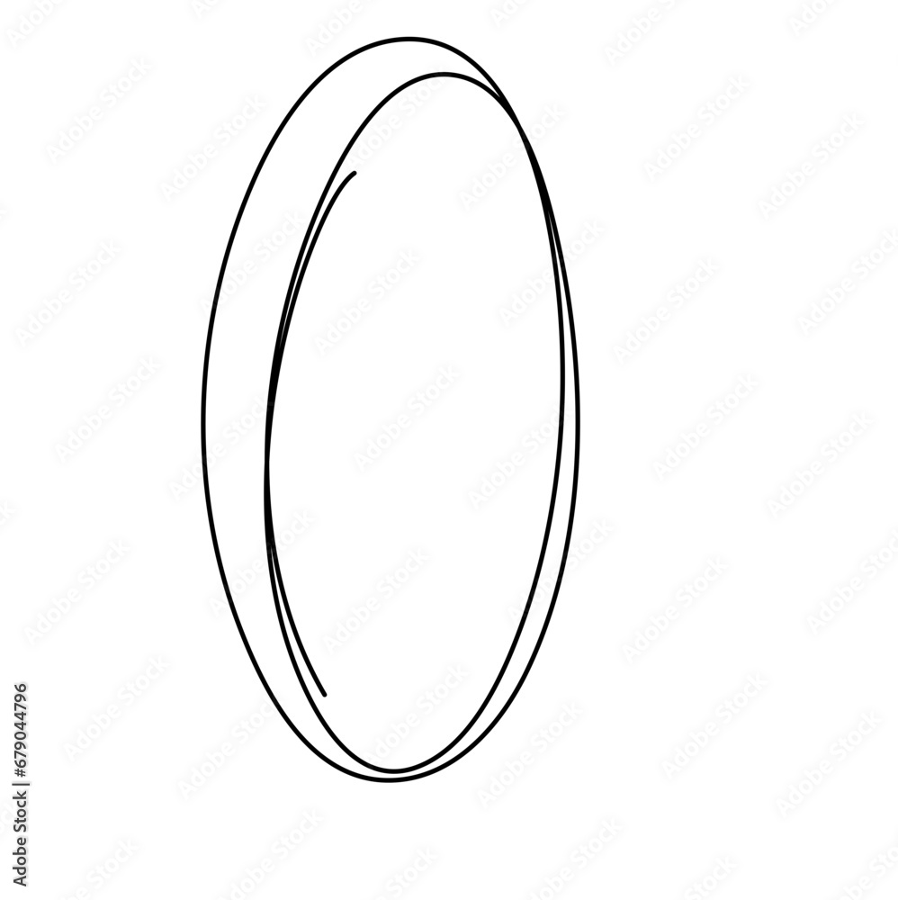 Highlight oval circle frames. Doodle hand drawn pencil lines. Round brush mark Highlight oval circle frames. Doodle hand drawn pencil lines. Round brush mark