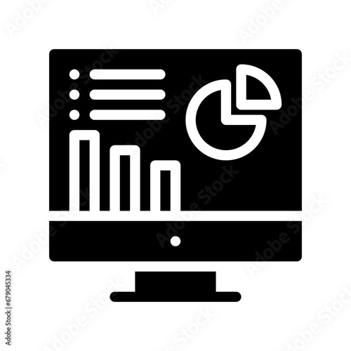 financial glyph icon