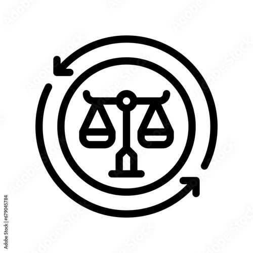 regulatory line icon